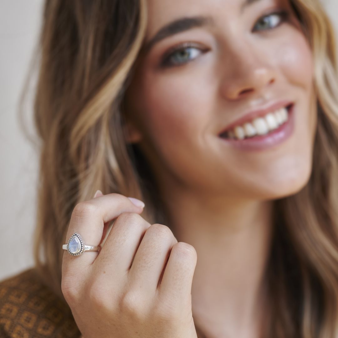 Lalea Mondstein Ring Silber