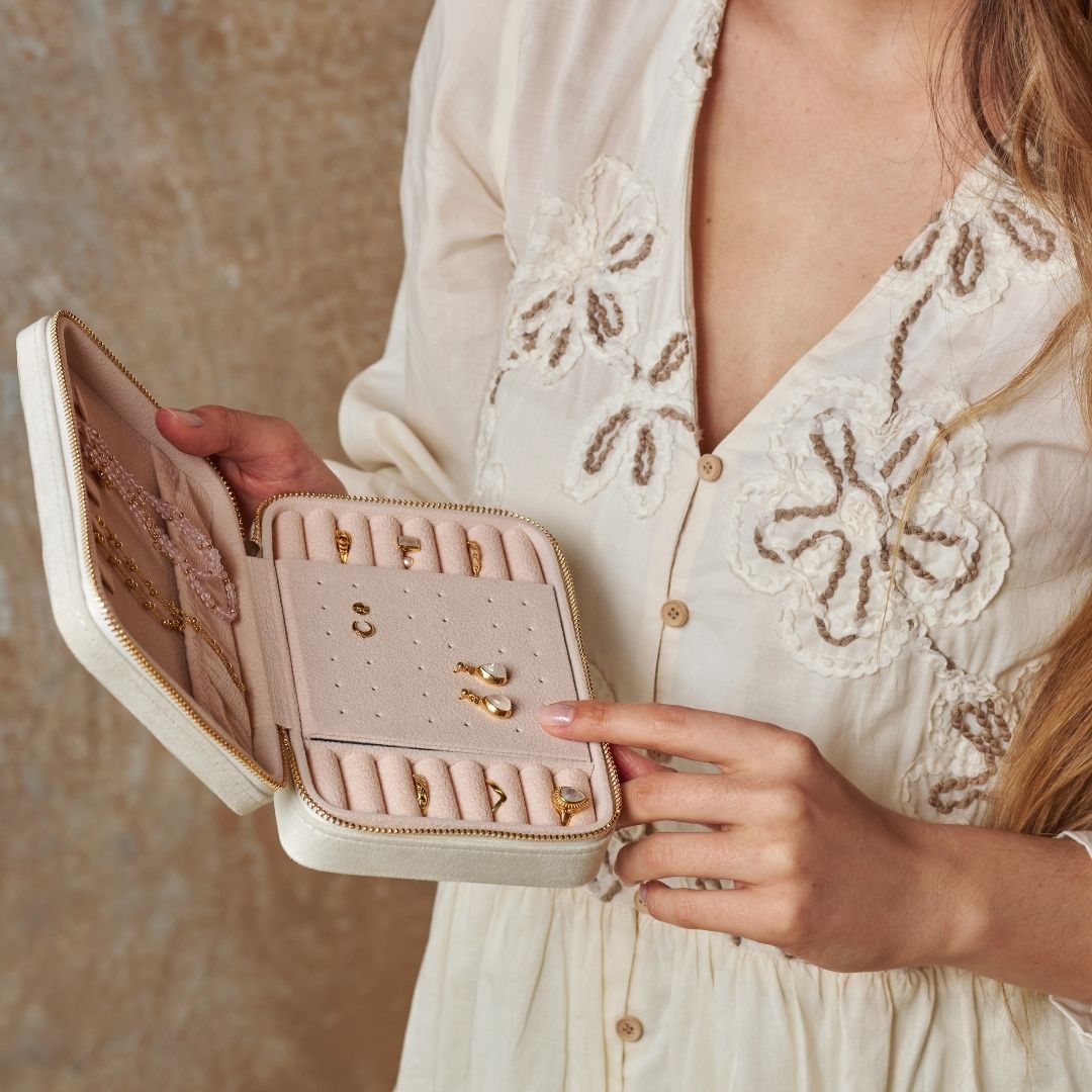Lily Schmuckkästchen/ Reiseetui (beige)