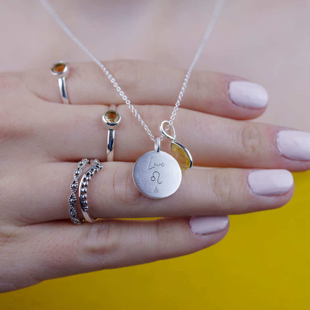 Löwe Duo Charms Silber - Spirit of Liebs