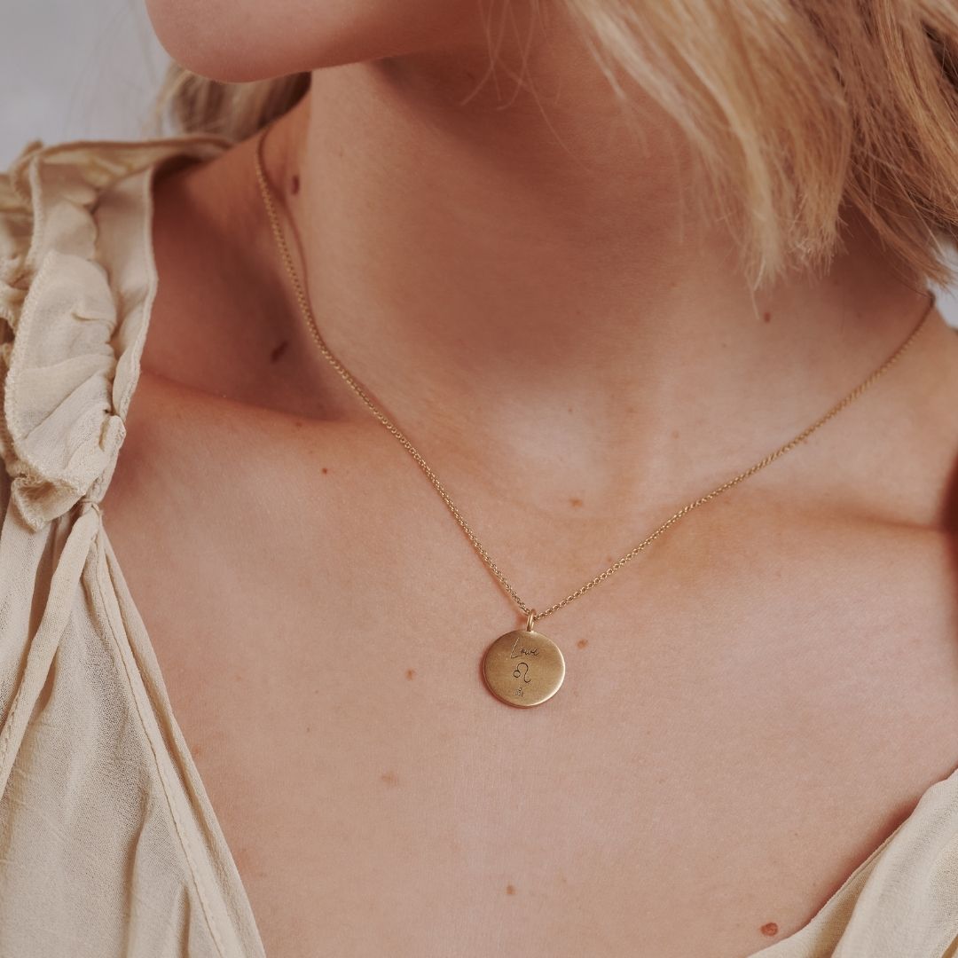 Löwe Münzen Charm Golden