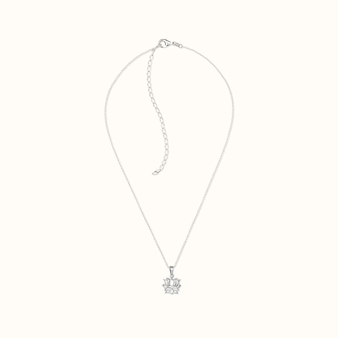 Lotus Charm Silber