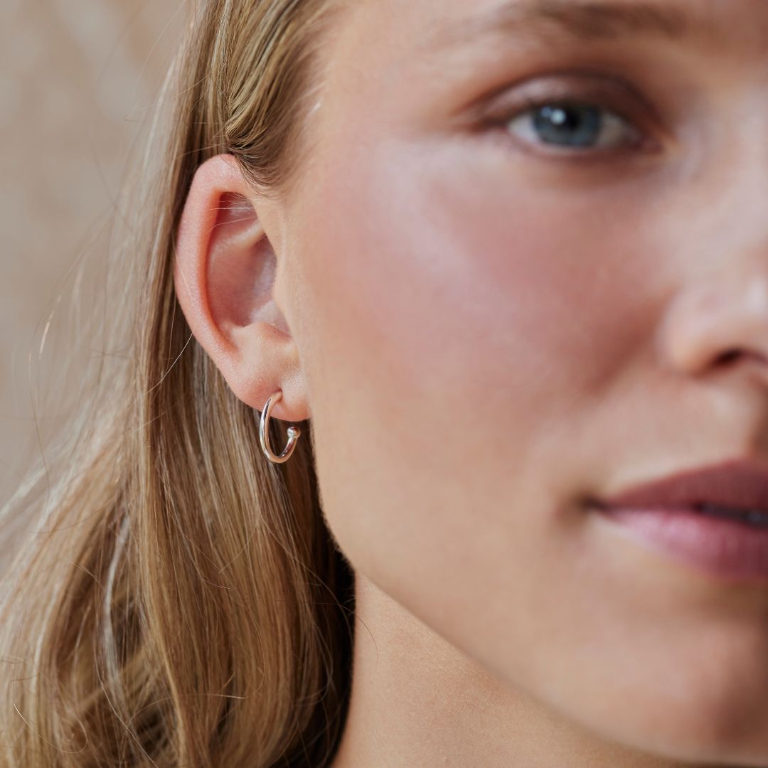 Luna Hoops Silber