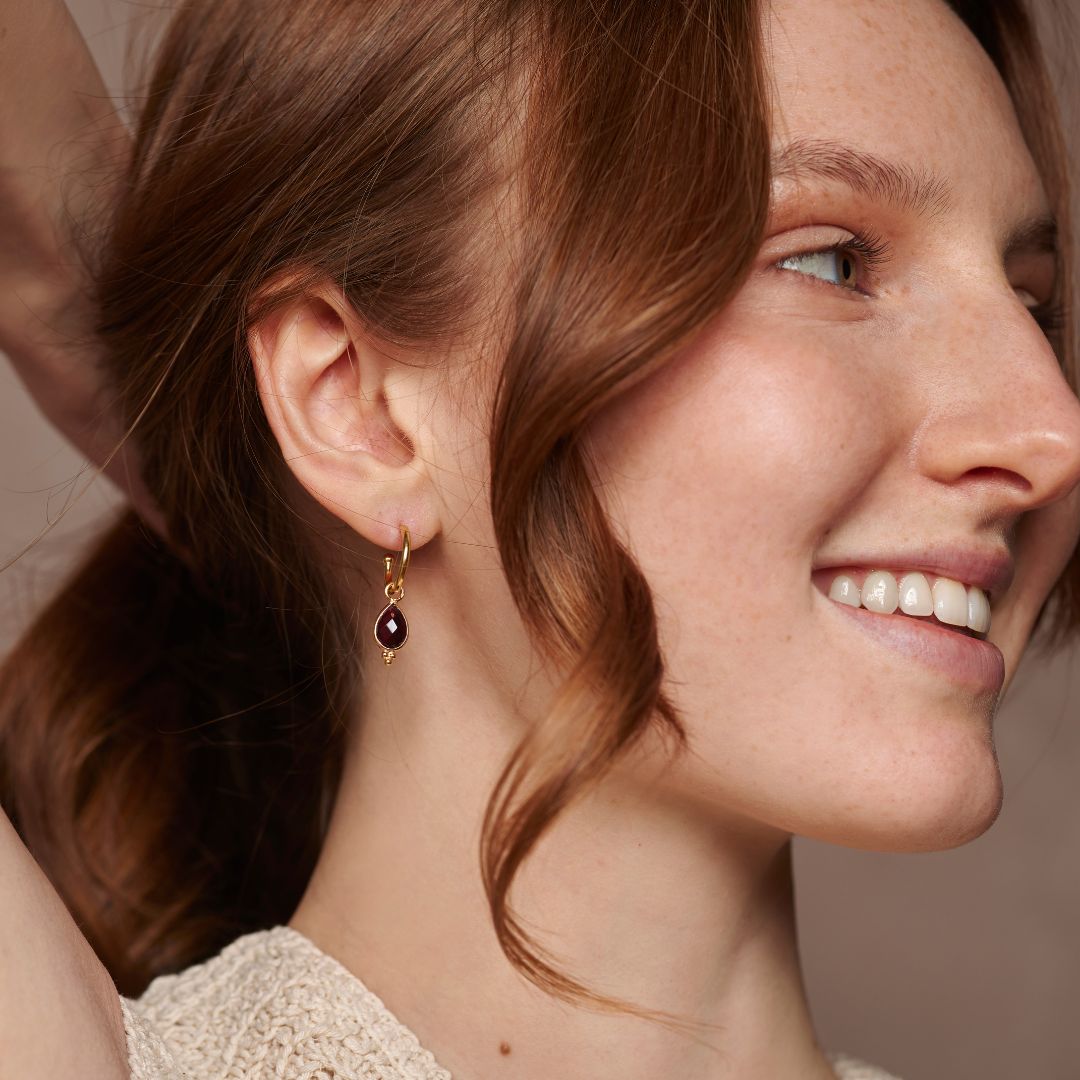 Luna Granat Hoops Golden