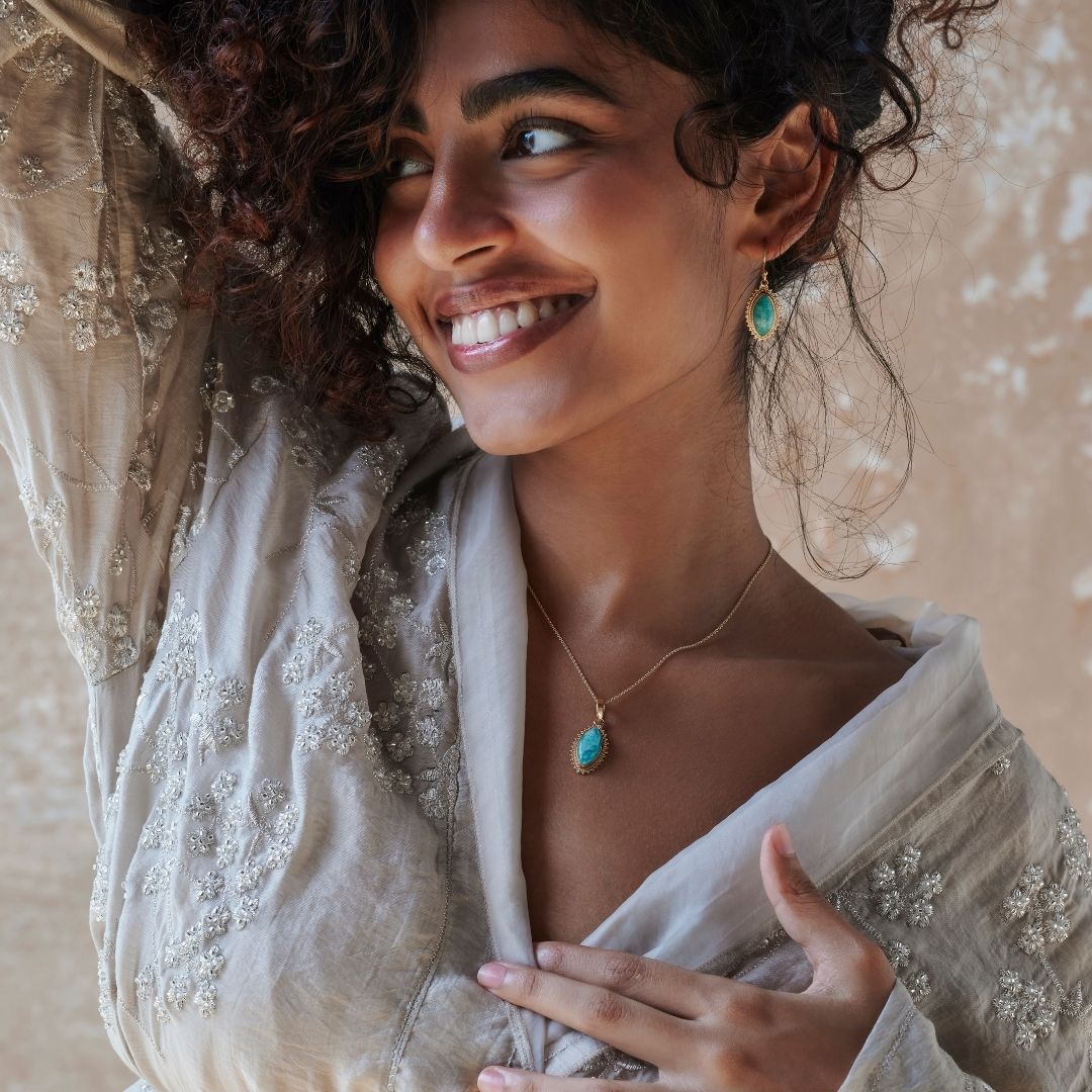 Namaste Amazonit Golden Set