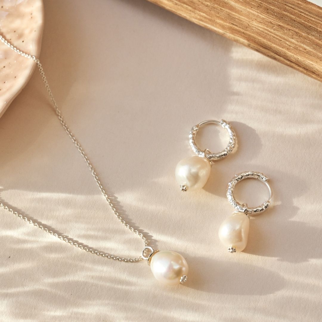 Perla Silber Set
