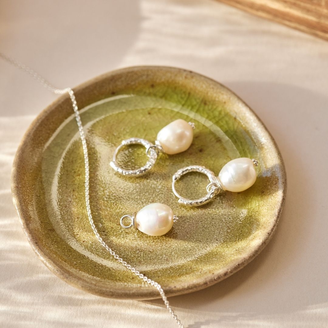 Perla Silber Set