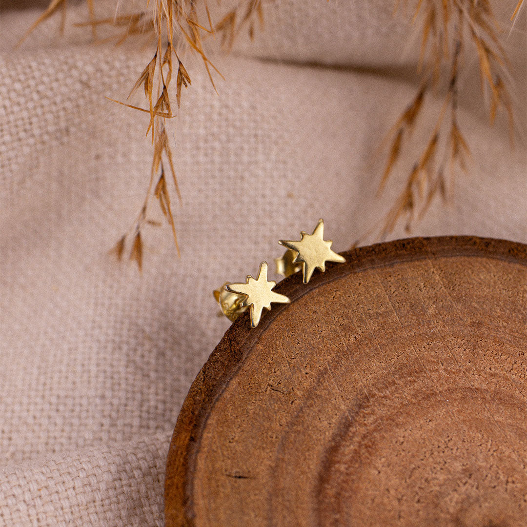 Polaris Ohrstecker Golden - Spirit of Liebs