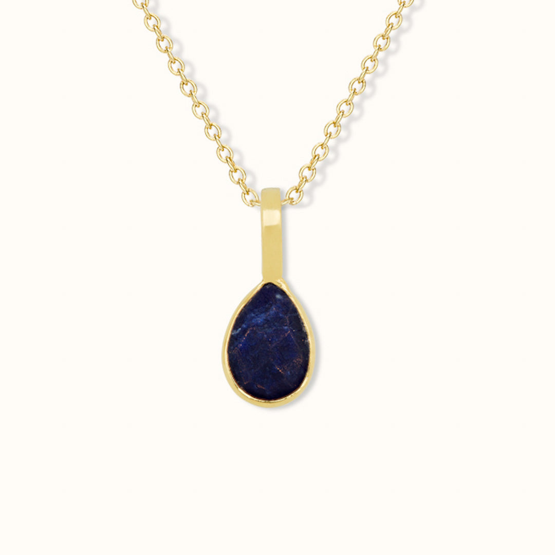 Schütze Sodalith Charm Golden