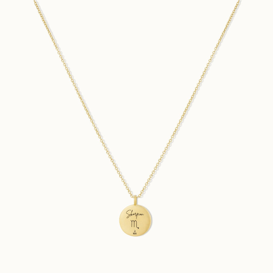 Skorpion Münzen Charm Golden - Spirit of Liebs