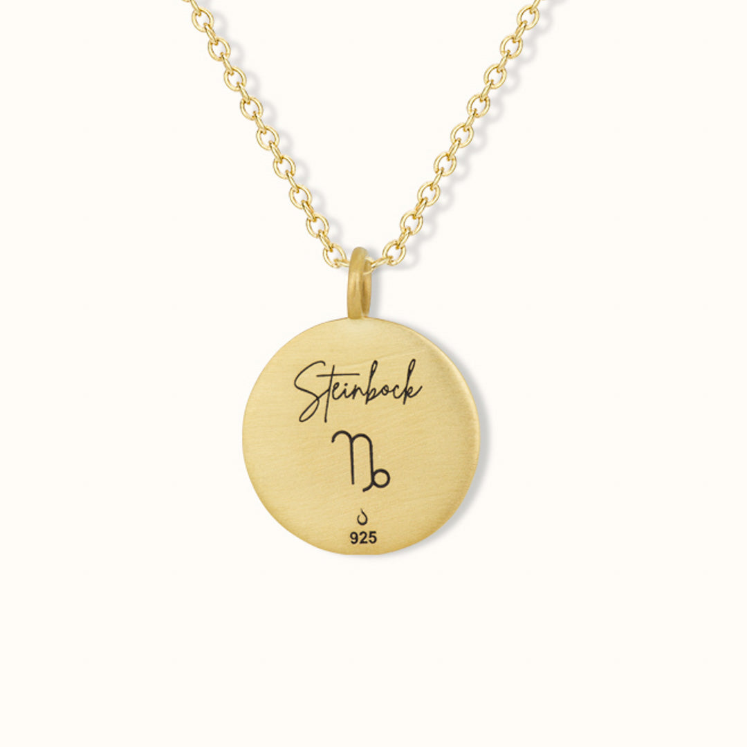 Steinbock Münzen Charm Golden