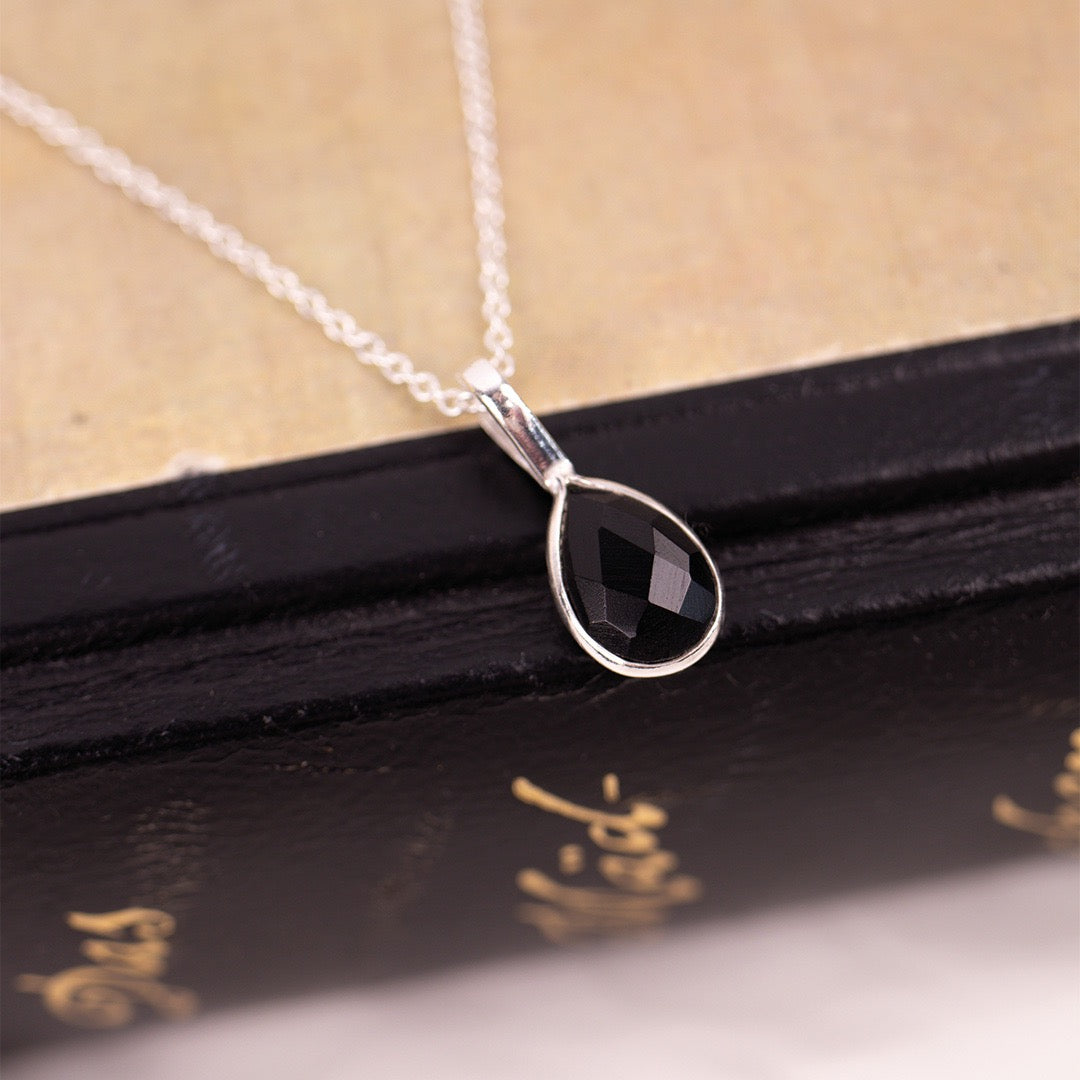 Steinbock Onyx Charm Silber - Spirit of Liebs