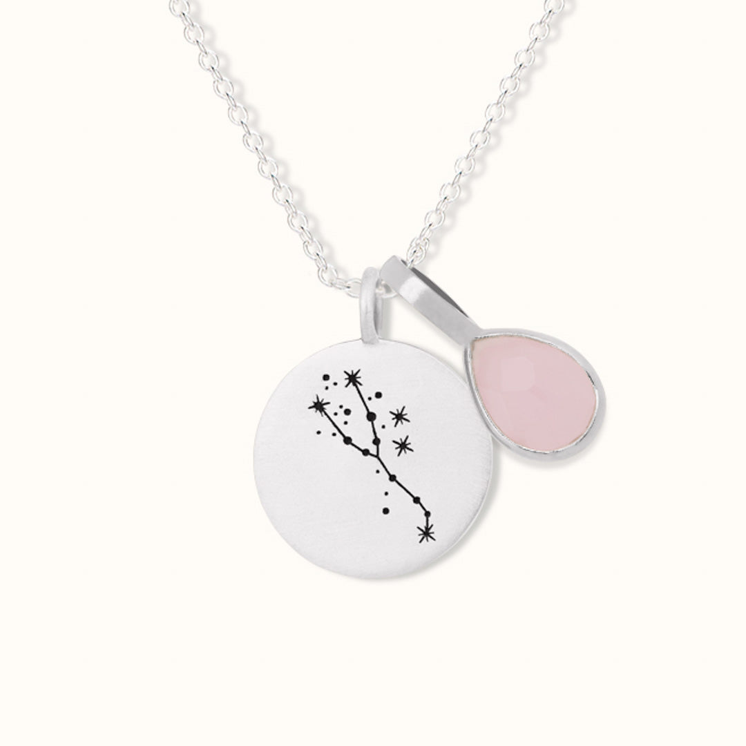 Stier Duo Charms Silber