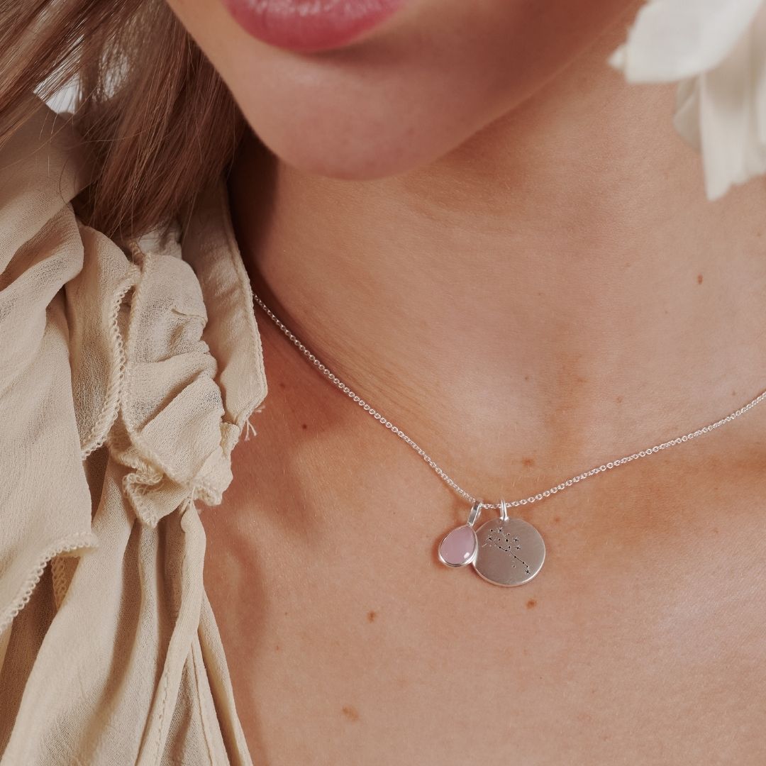 Stier Duo Charms Silber