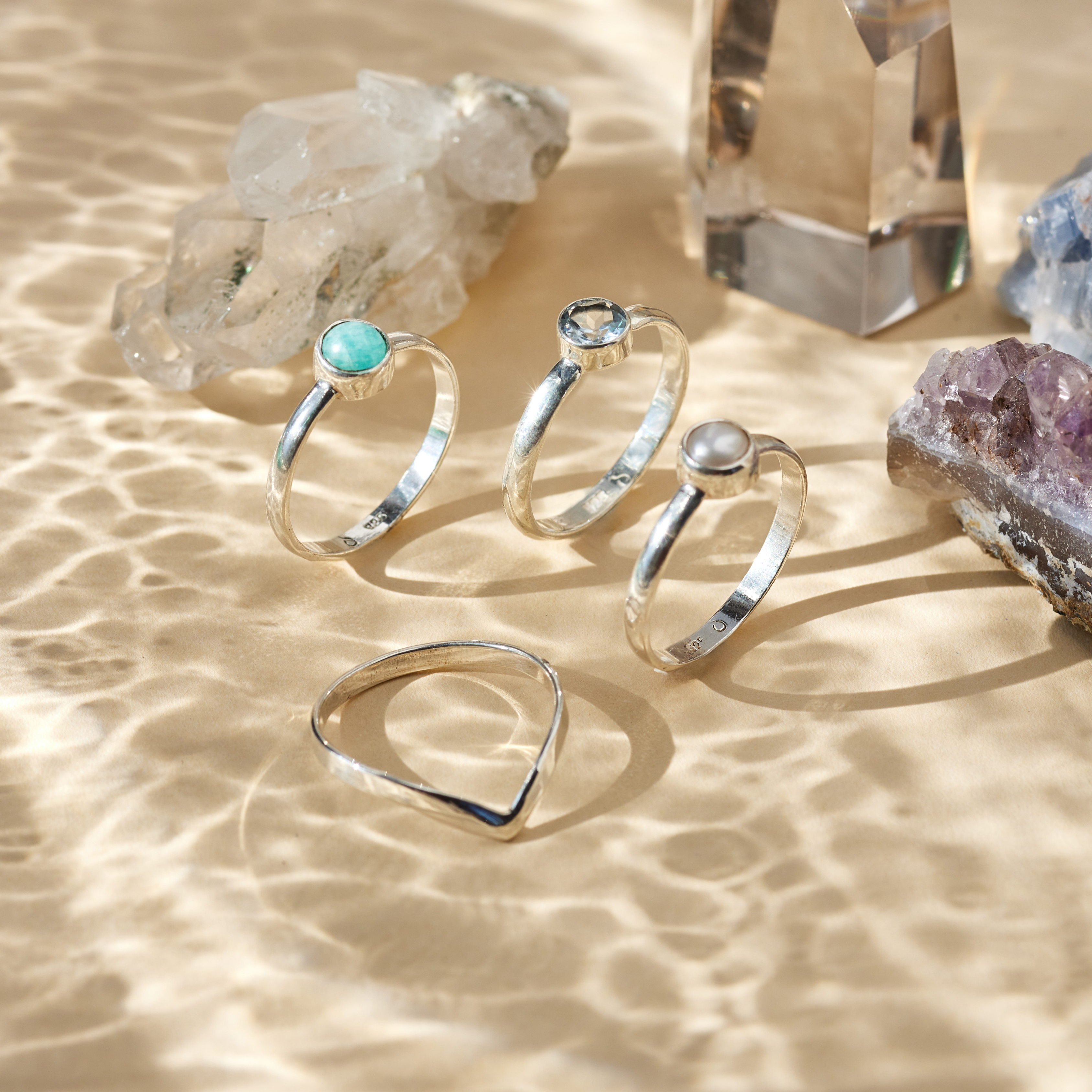 Summer Ring Silber Set