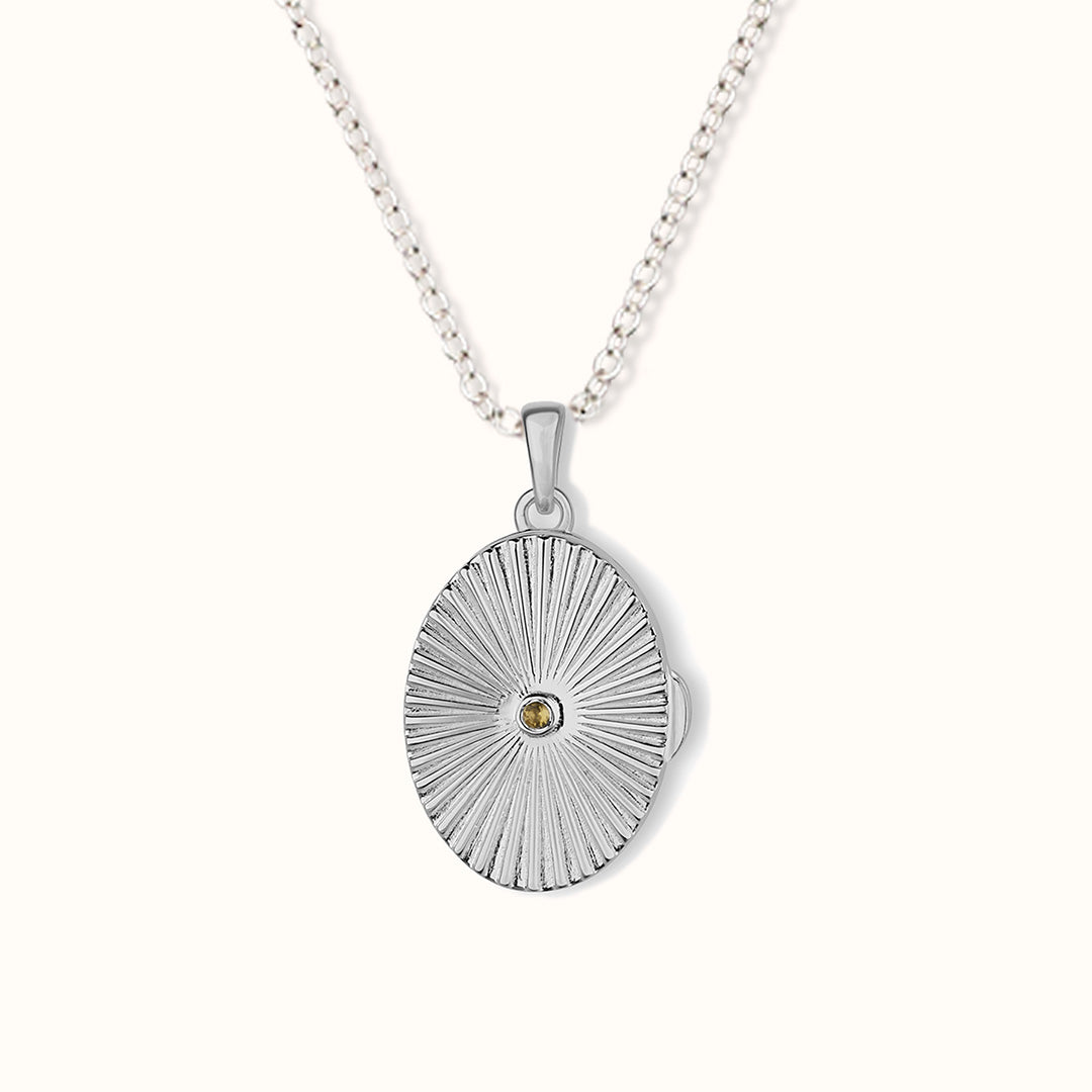 Sun Medaillon Silber