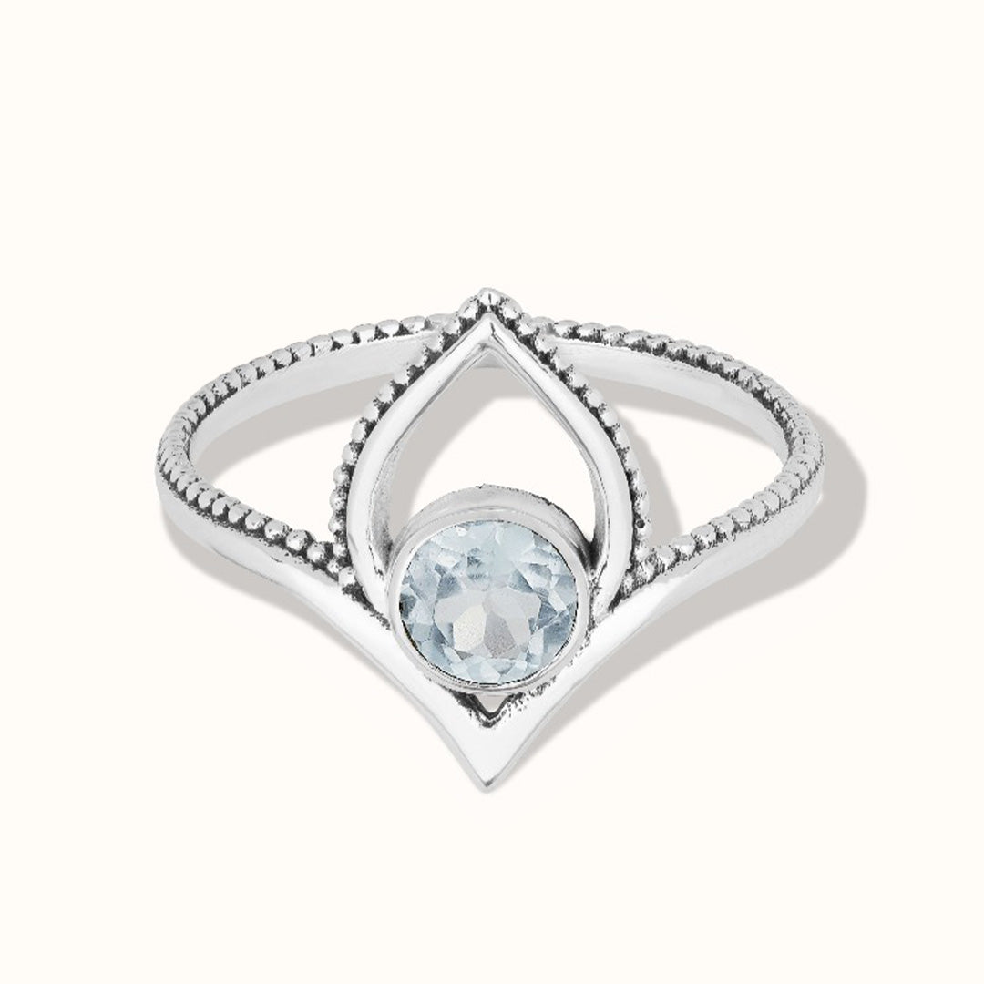 Swani Topas Ring Silber