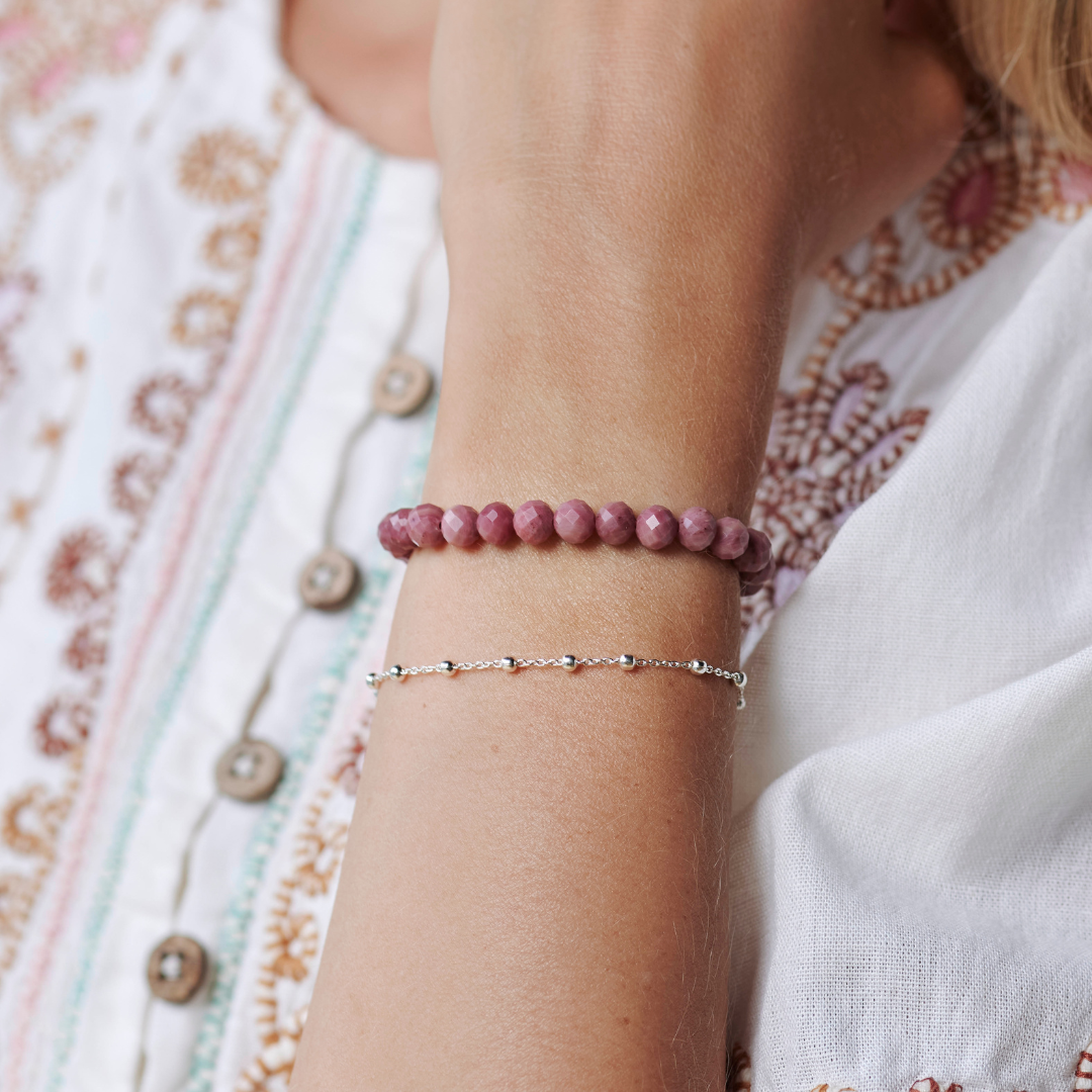 TRANSFORMATION Rhodonit Armband