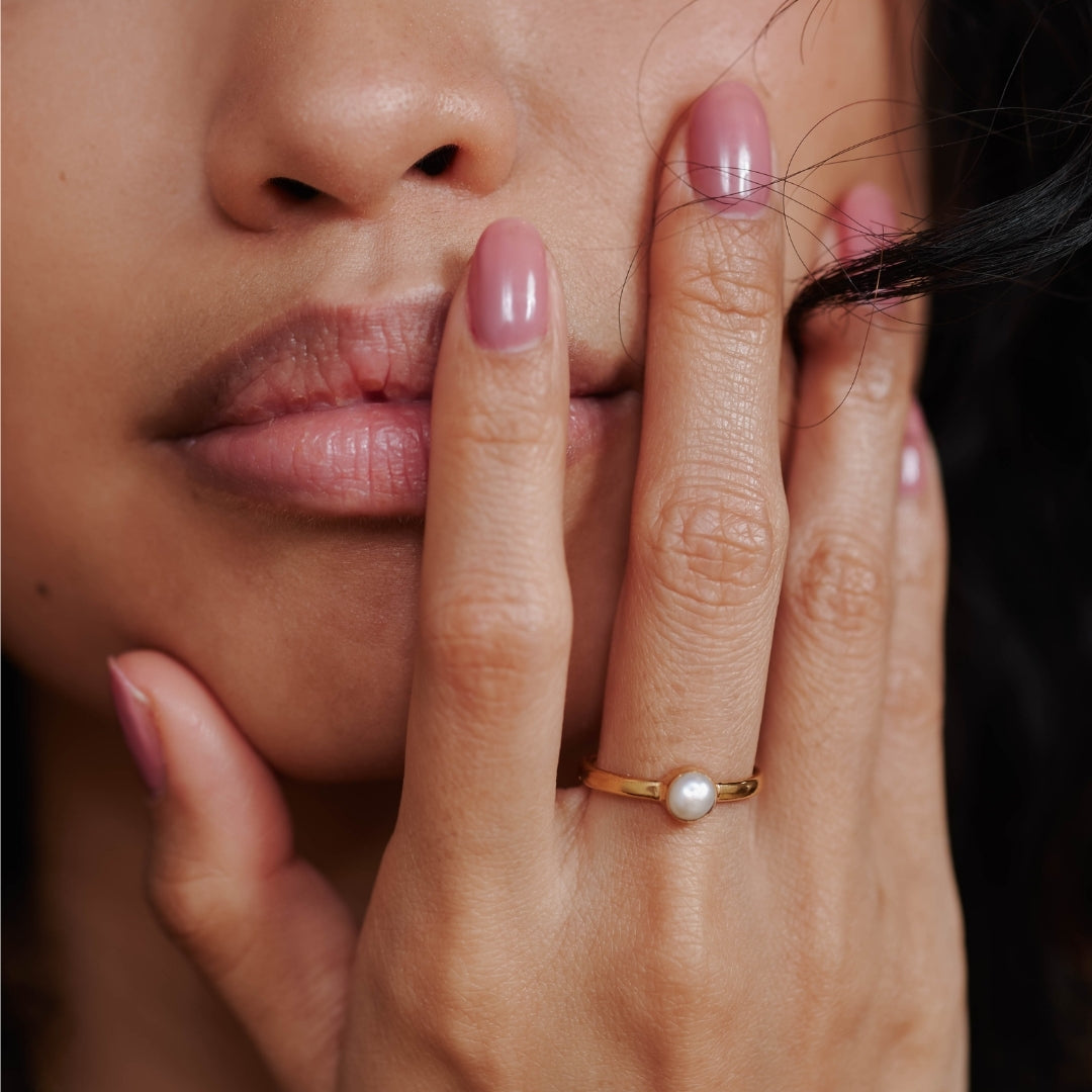 Una Perle Ring Golden