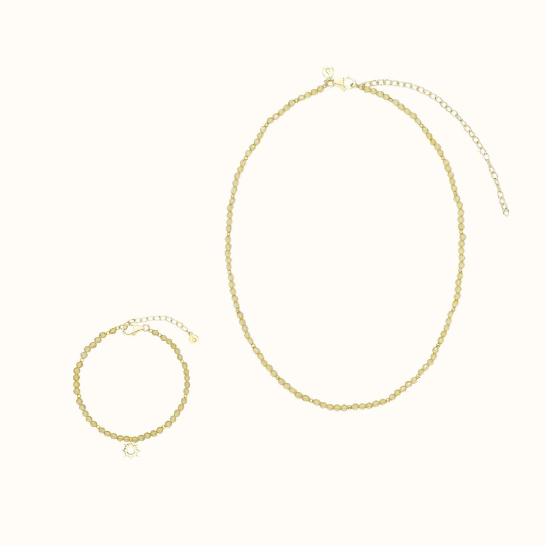 ”Walking on Sunshine” Citrin Golden Set