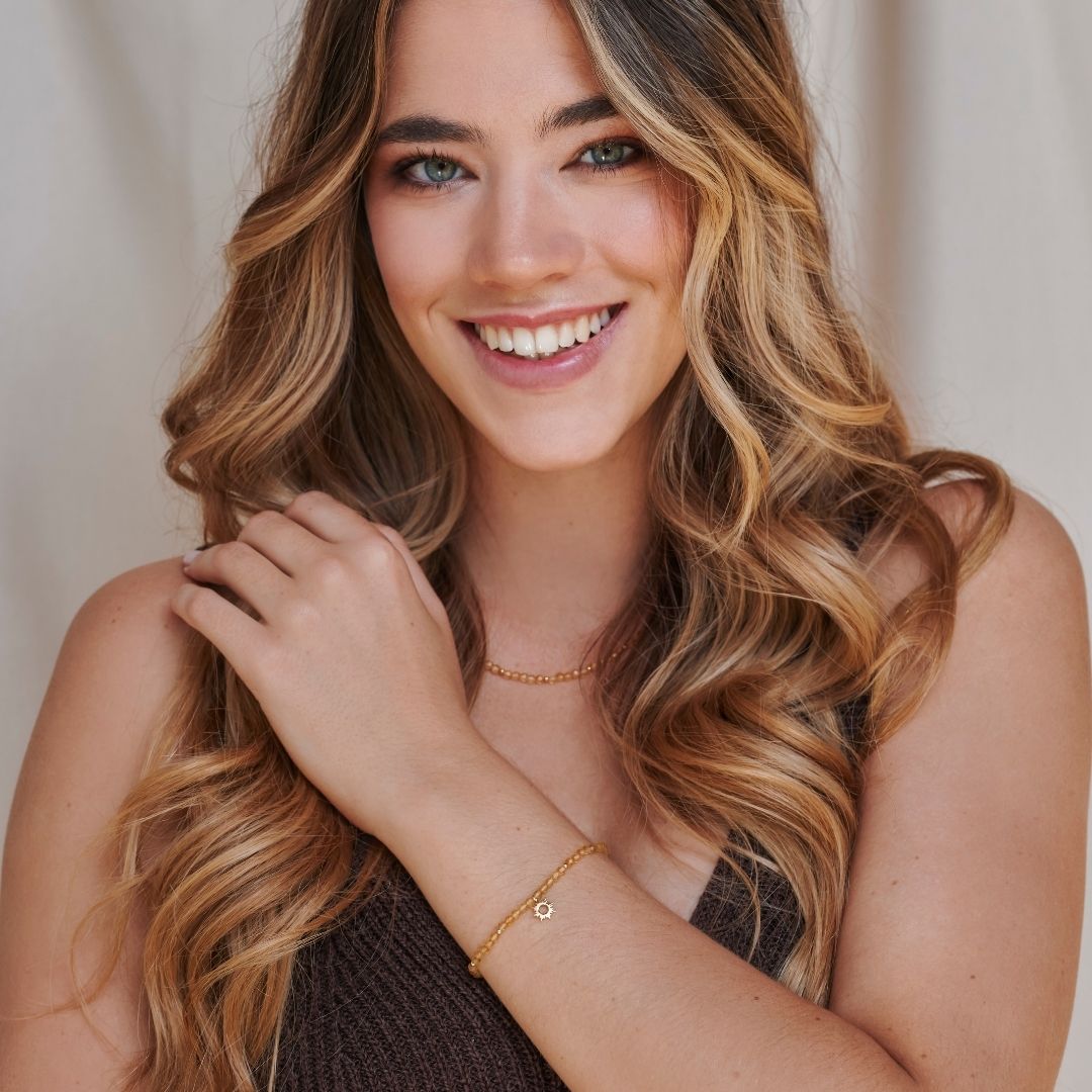 "Walking on Sunshine" Kette Golden