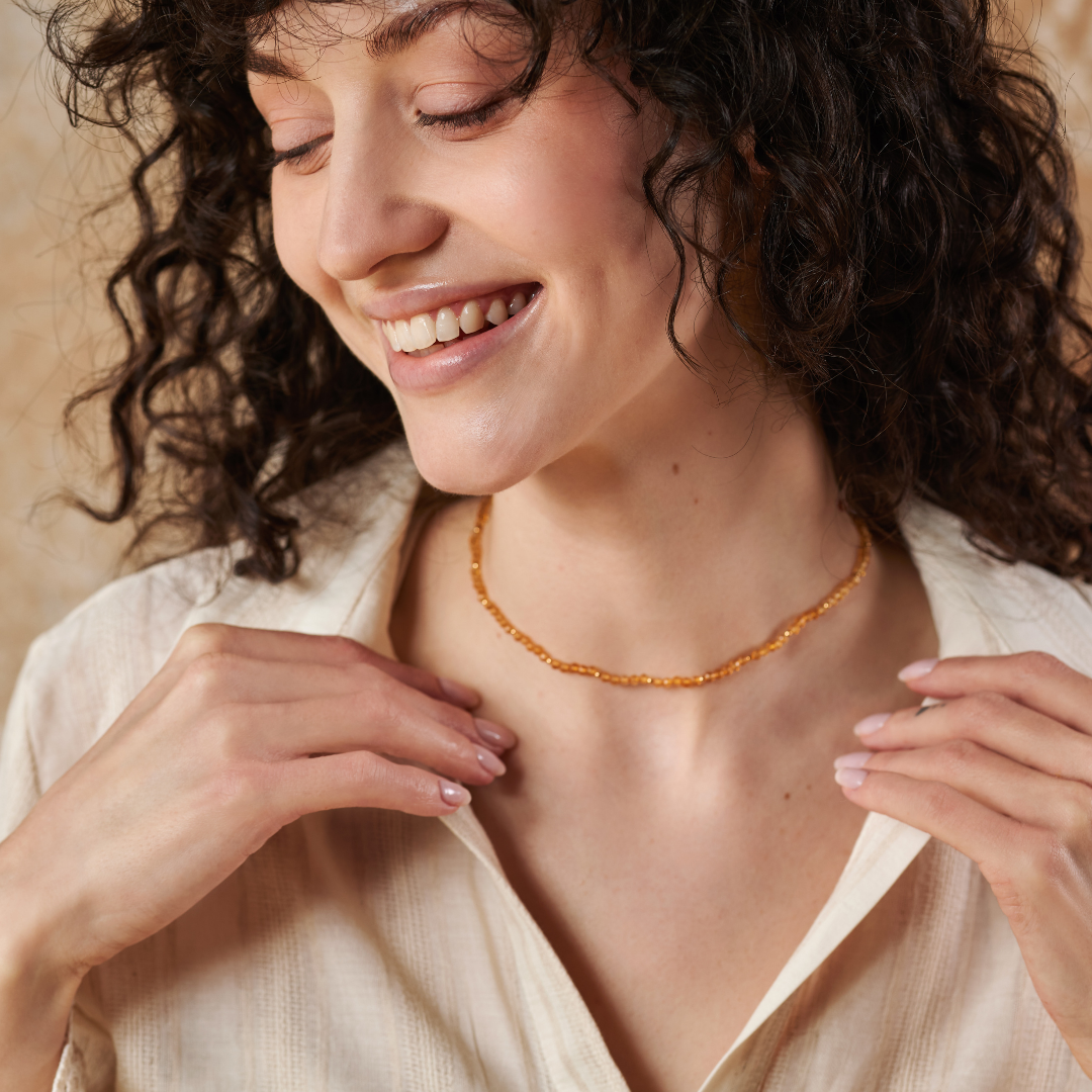 "Walking on Sunshine" Kette Golden
