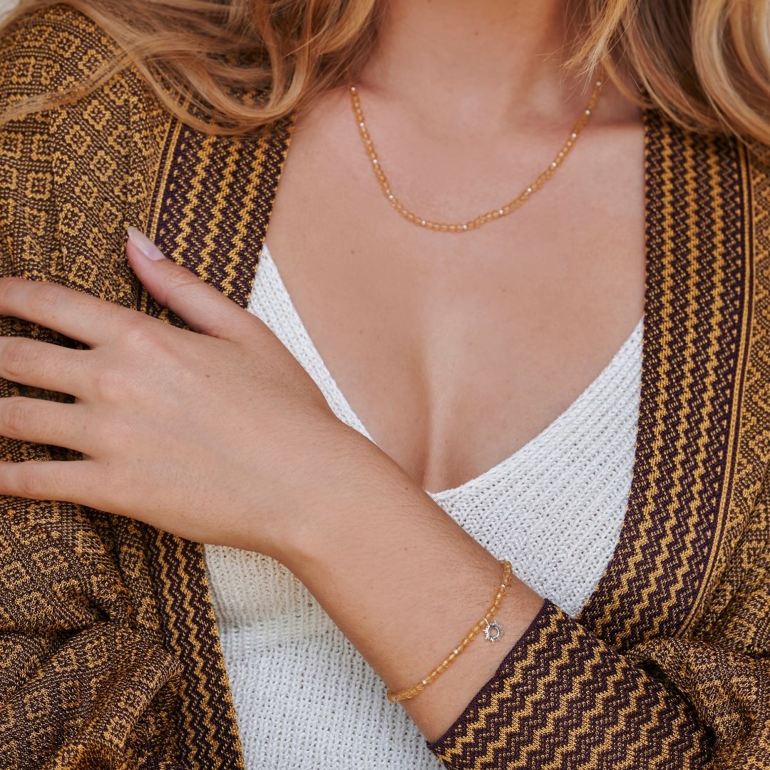 "Walking on Sunshine" Armband Silber