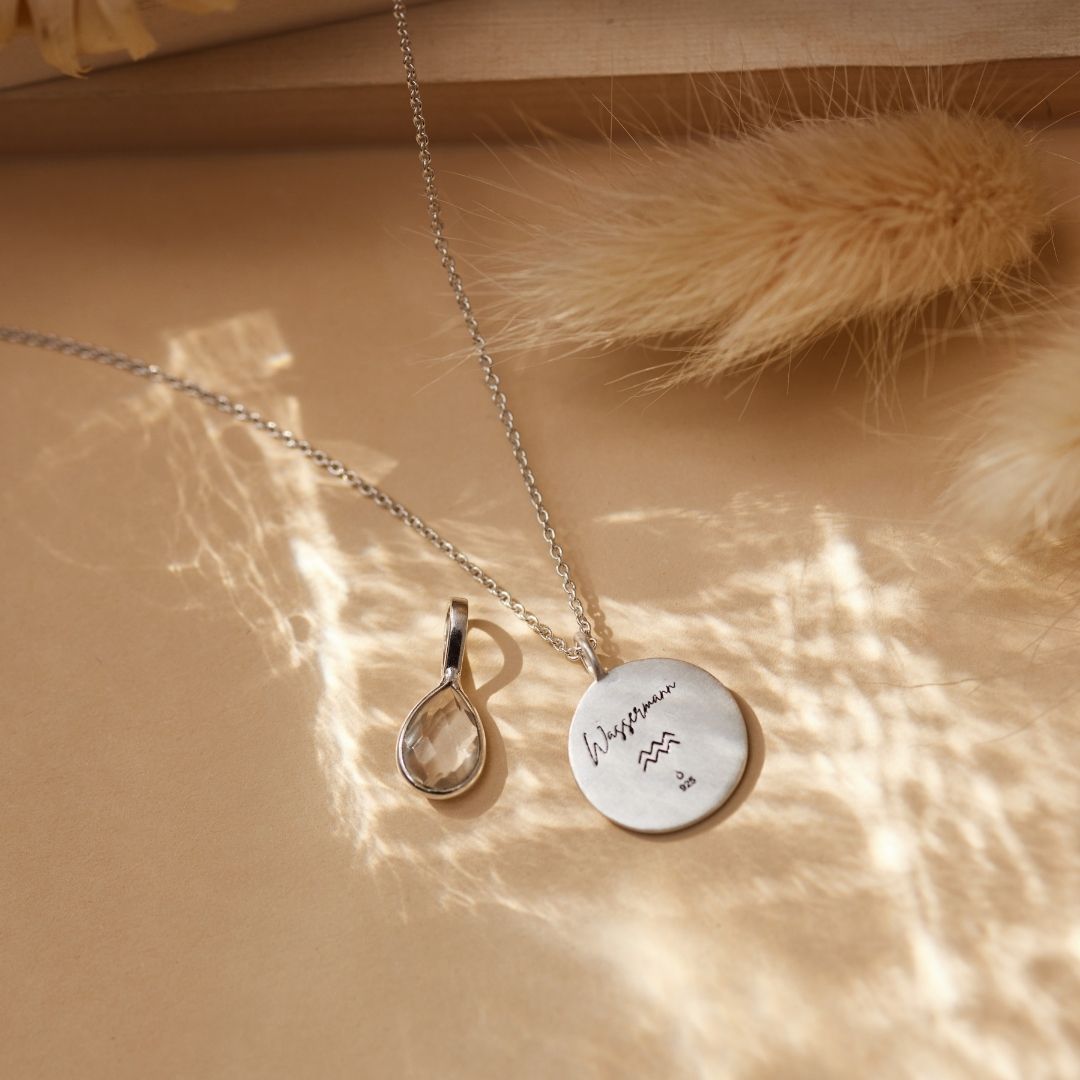 Wassermann Münzen Charm Silber