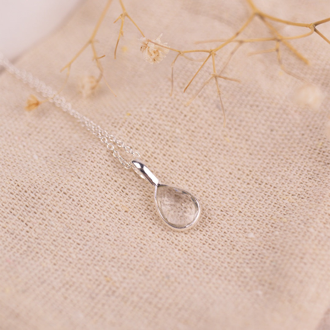 Wassermann Bergkristall Charm Silber - Spirit of Liebs