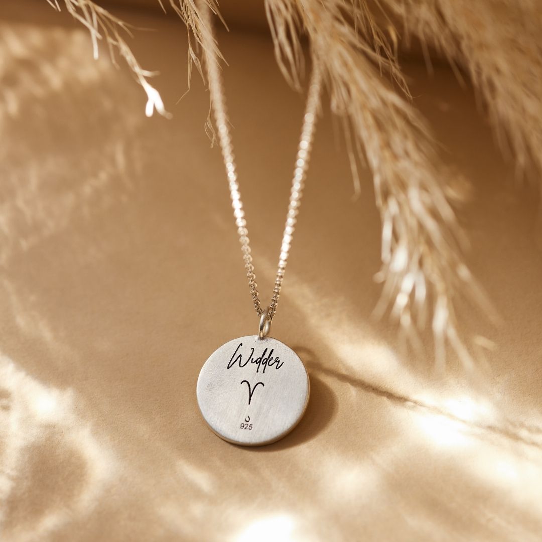 Widder Münzen Charm Silber