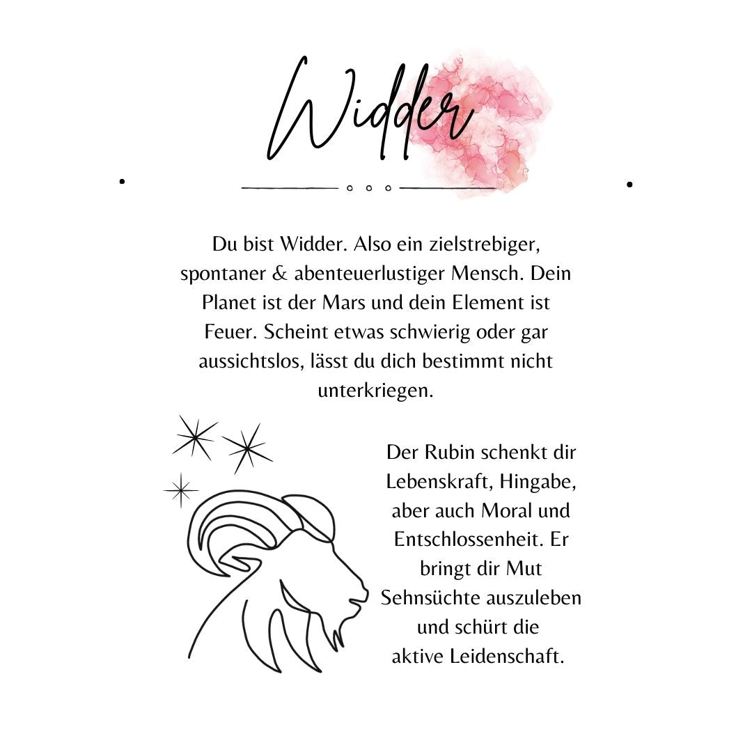 Widder Münzen Charm Silber