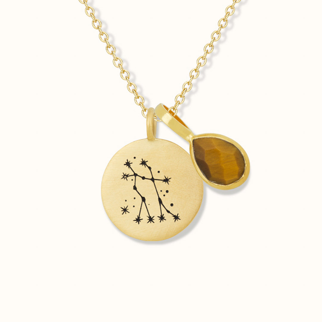 Zwillinge Duo Charms Golden