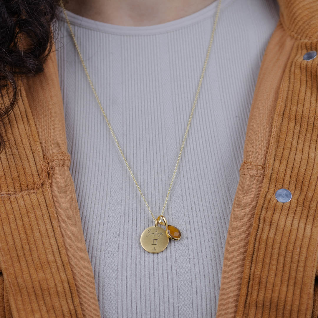 Zwillinge Duo Charms Golden - Spirit of Liebs