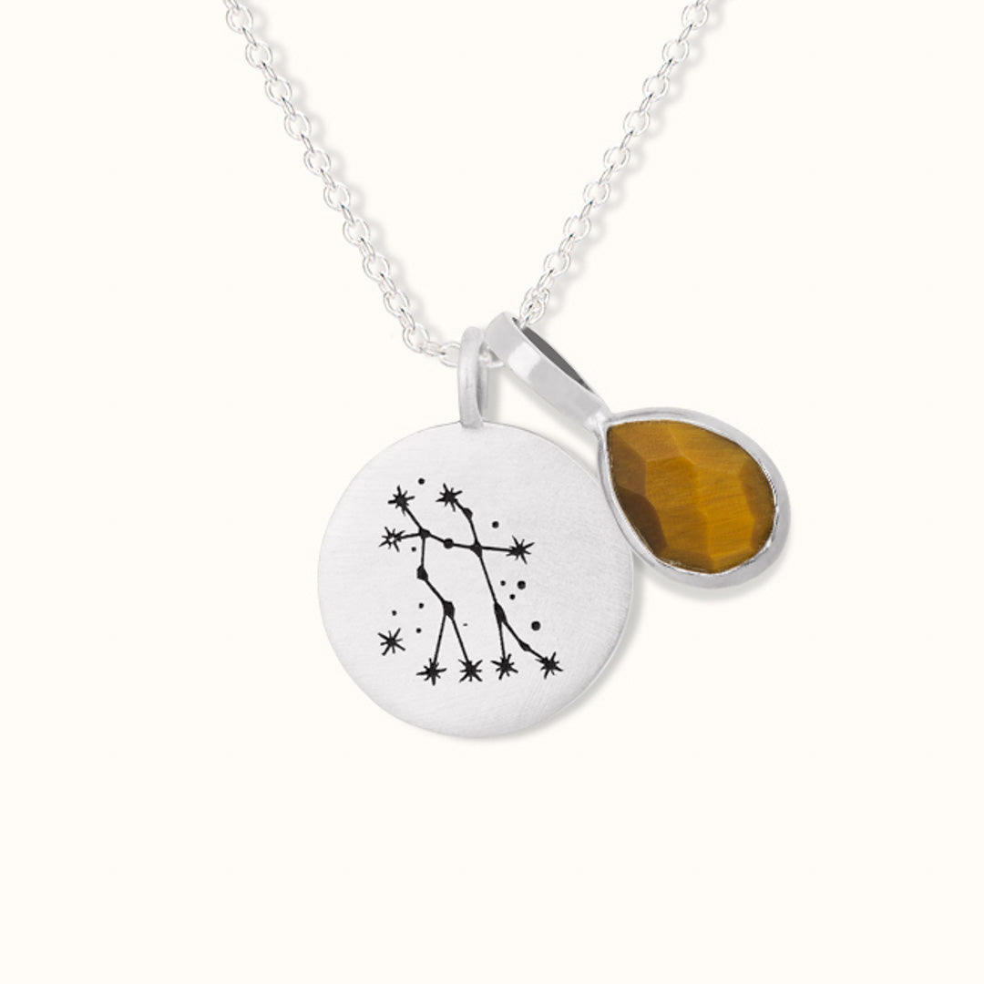 Zwillinge Duo Charms Silber