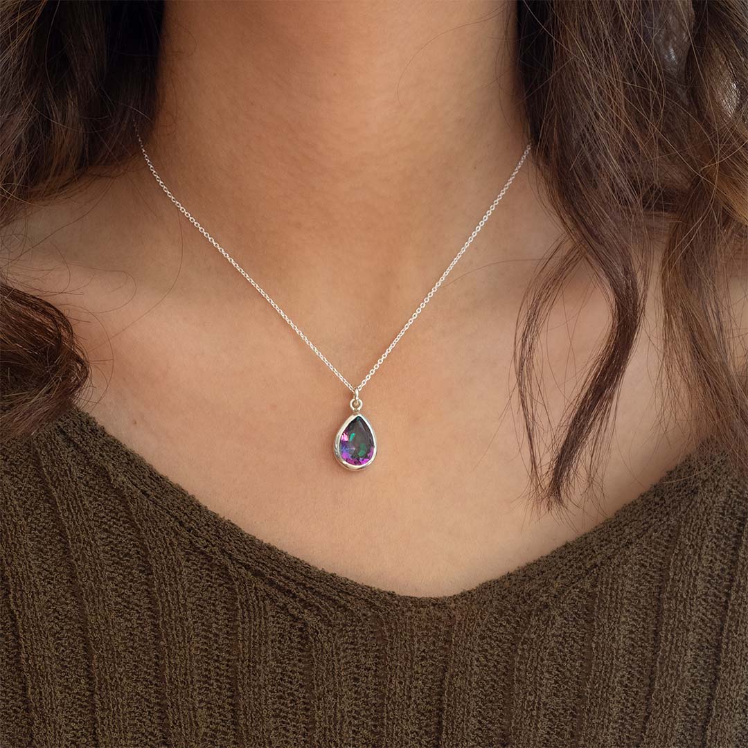 Venus Aura-Quarz Charm Silber - Spirit of Liebs
