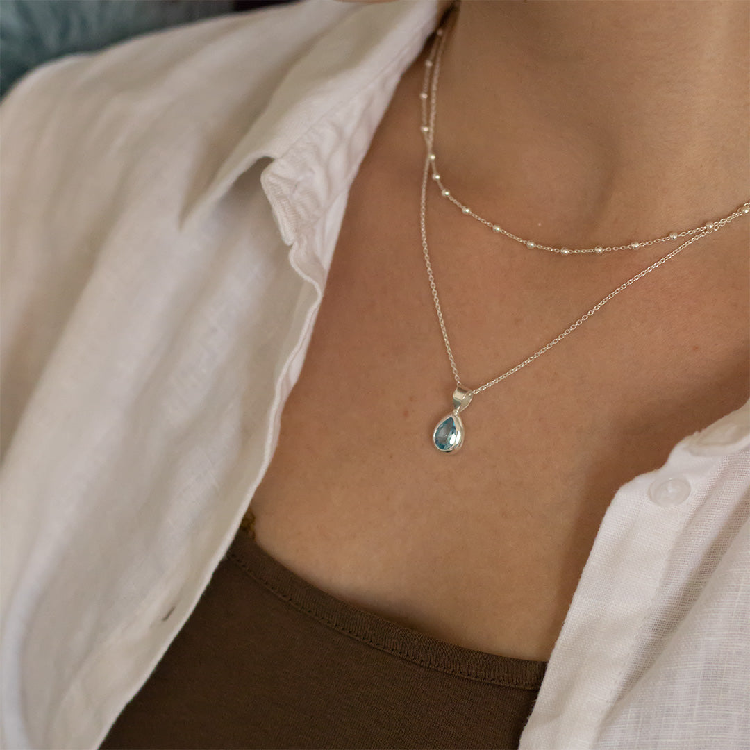 Agua Topas Charm Silber - Spirit of Liebs