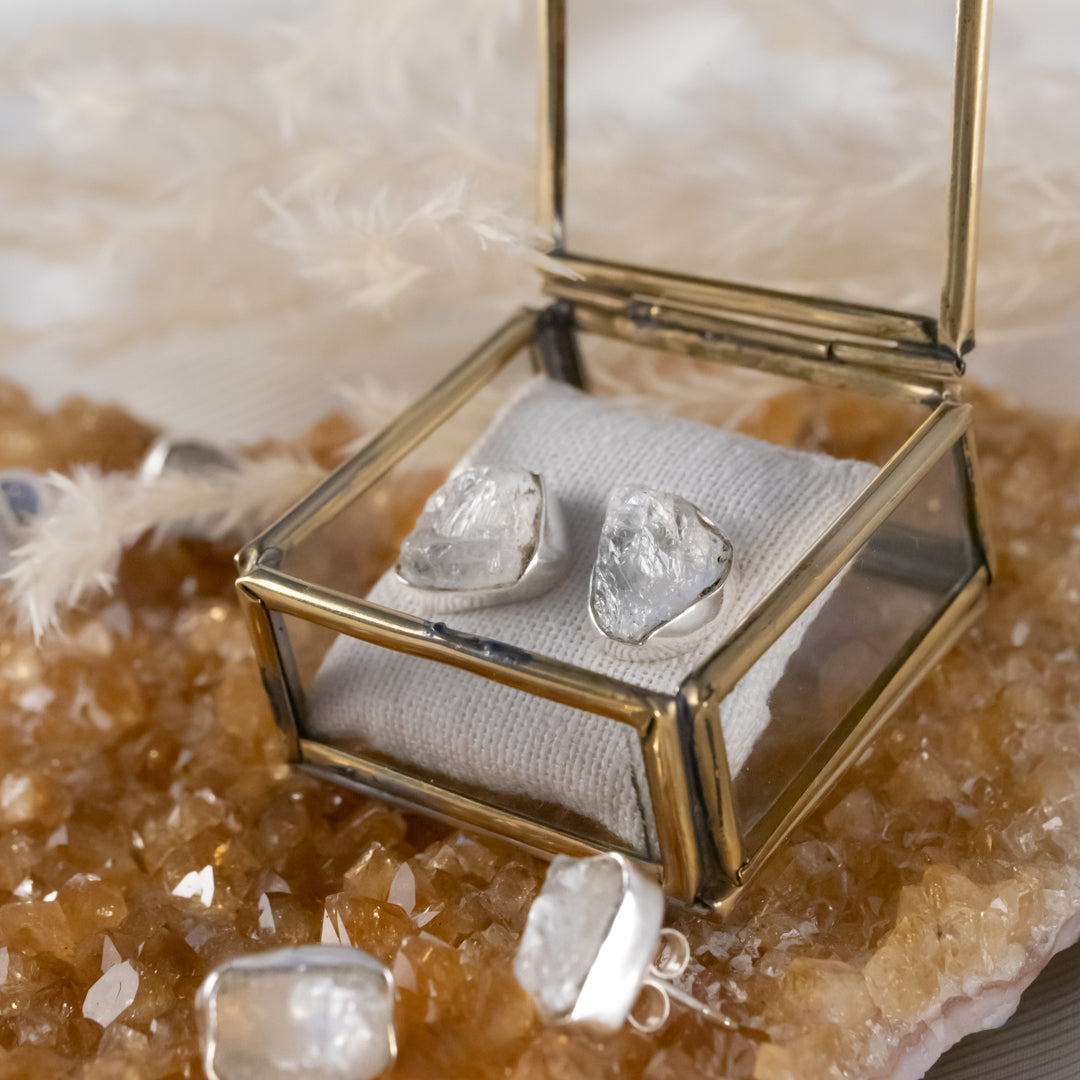 Gaia Mondstein Ohrstecker Silber - Spirit of Liebs