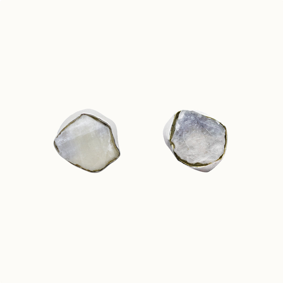 Gaia Mondstein Ohrstecker Silber - Spirit of Liebs