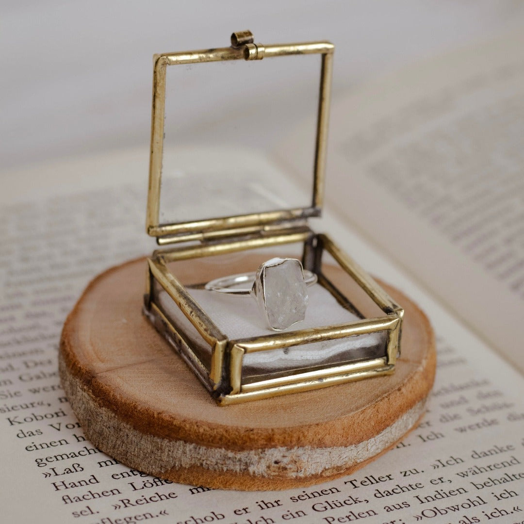 Gaia Mondstein Ring Silber - Spirit of Liebs