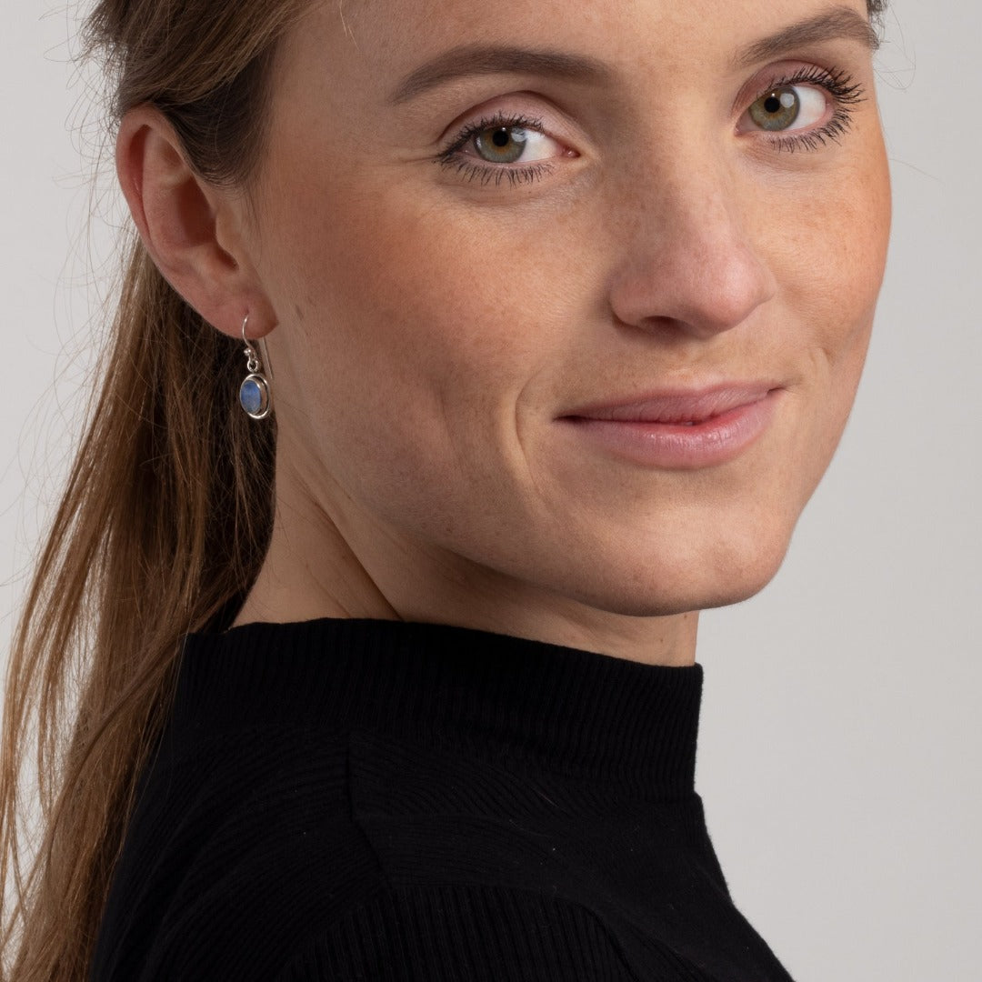 Nimbus Mondstein Ohrhänger Silber - Spirit of Liebs