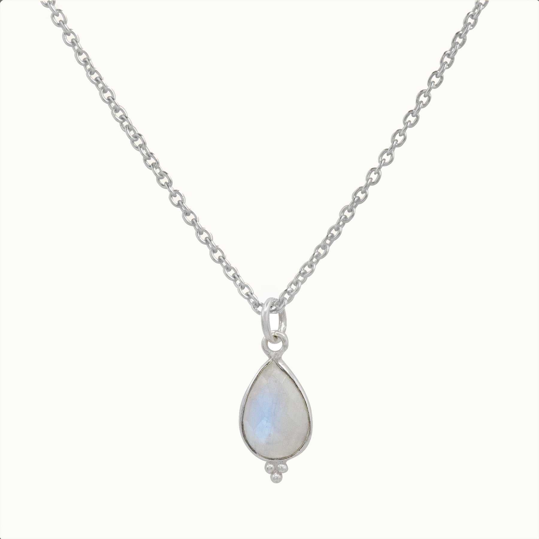 RIO Drops Mondstein Charm Silber - Spirit of Liebs