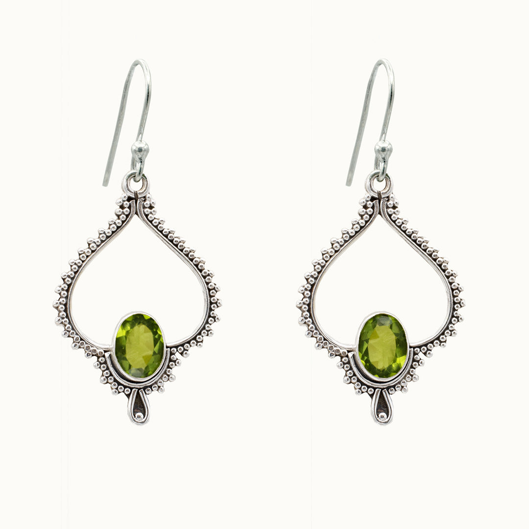Swani Peridot Ohrhänger Silber - Spirit of Liebs