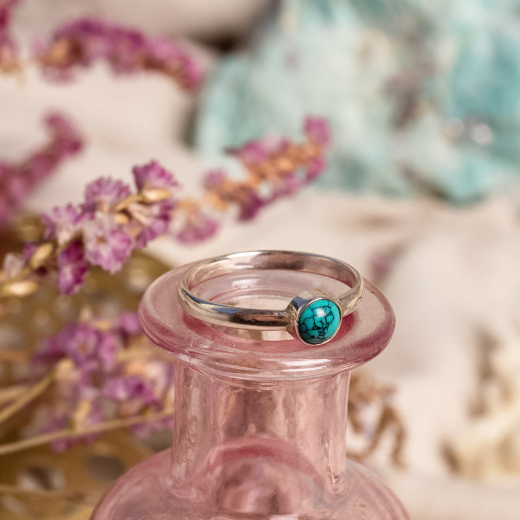Una Türkenit Ring Silber - Spirit of Liebs
