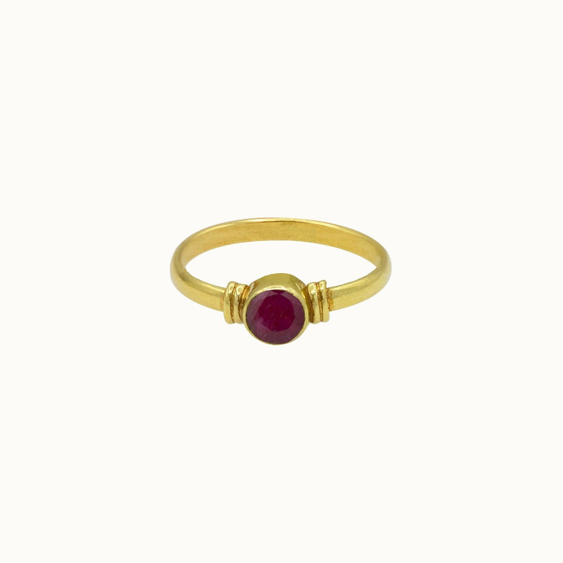 Dios Rubin Ring Golden