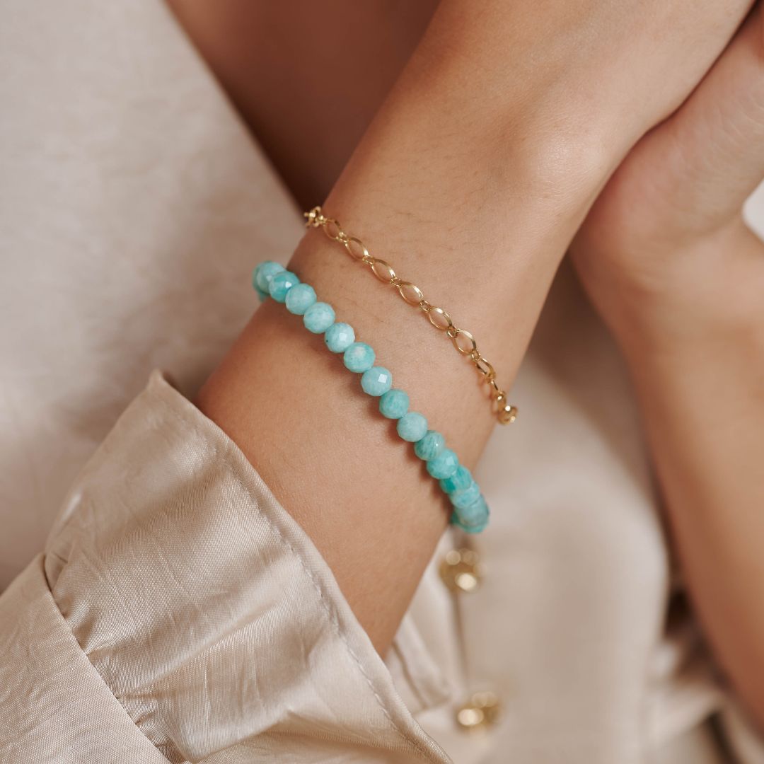 INDEPENDENCE Amazonit Armband