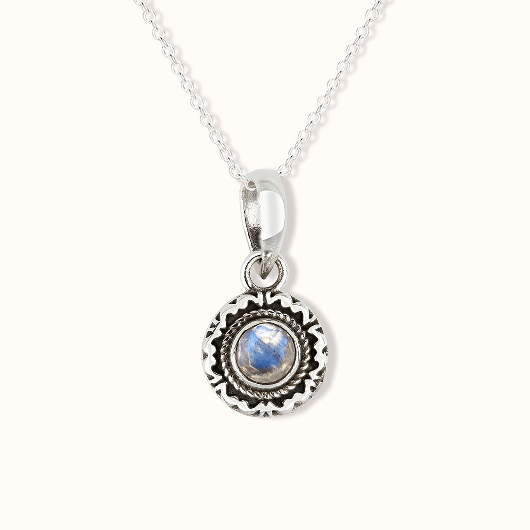 Inka Mondstein Charm Silber