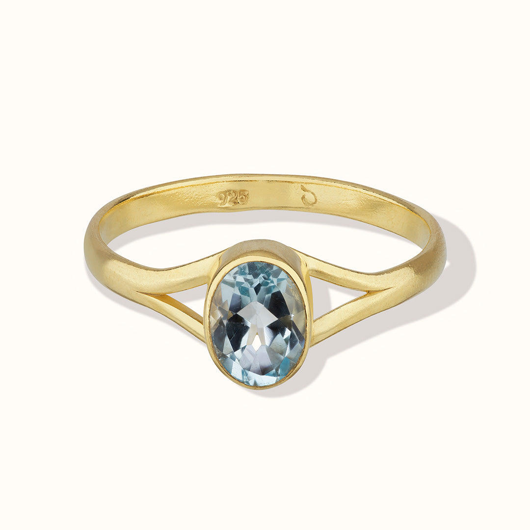 Kaleo Topas Ring Golden