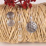 Lebensblume Layering Silber Set
