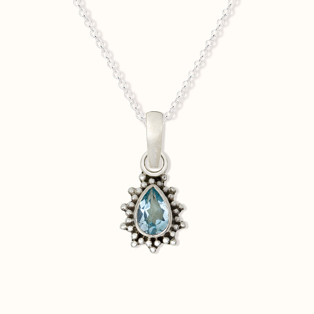 Lina Topas Charm Silber