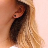 Una Blaufluss Ohrstecker Silber