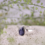 Agua Iolith Ring Silber